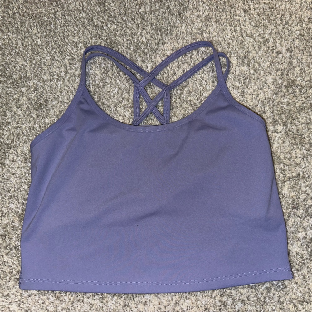 Women’s Mono B Light Purple Crop Tank